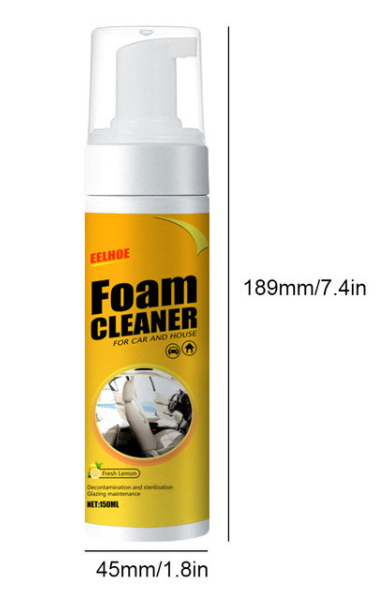 Multi purpose Foam Cleaner - cleaning foam, foam cleaner, kaboom cleaner, multi purpose foam cleaner, scrubbing bubbles mega shower foamer, splashfoam spray, tuff stuff cleaner