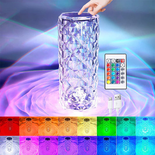 LED Crystal Lamp - home, home accessories, HomeDecorElegance, Zambeel-Accessories, Zambeel-electronics