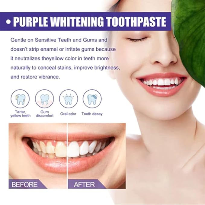 Purple whitening cream - accessories, DIY, health and beauty, tooth care