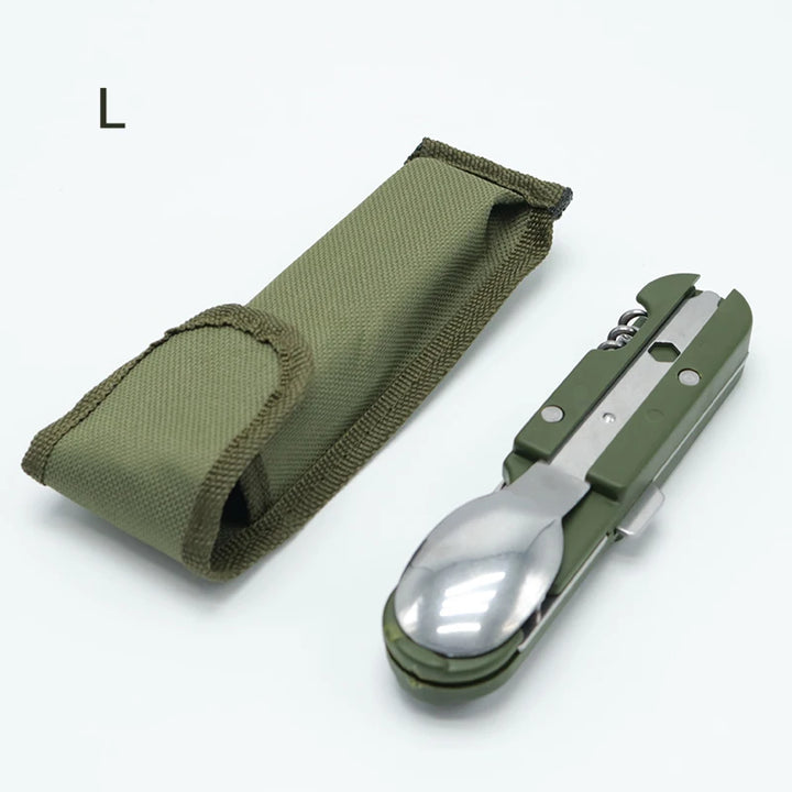 Stainless Steel Camping Cutlery - accessories, camping, DIY, hiking