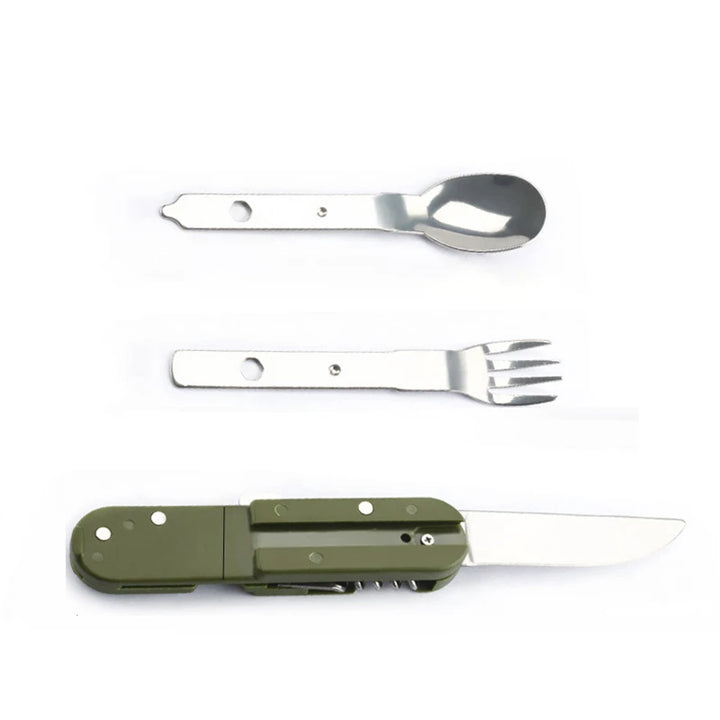 Stainless Steel Camping Cutlery - accessories, camping, DIY, hiking