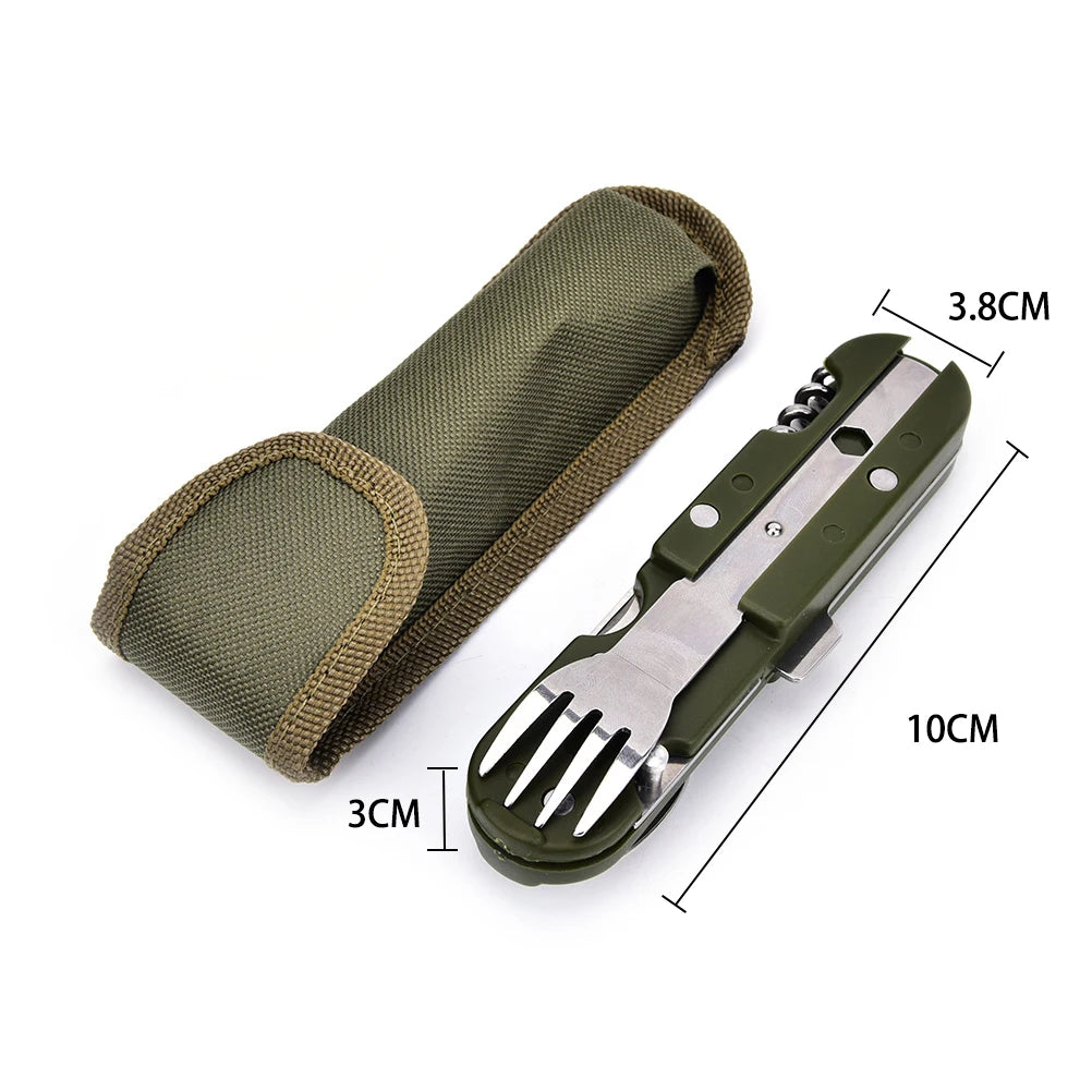 Stainless Steel Camping Cutlery - accessories, camping, DIY, hiking