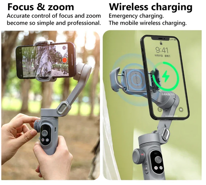 Flexible Gimbal Smartphone Stabilizer - camera stabilizer, camping, djipocket 3, gimbal, gimballed