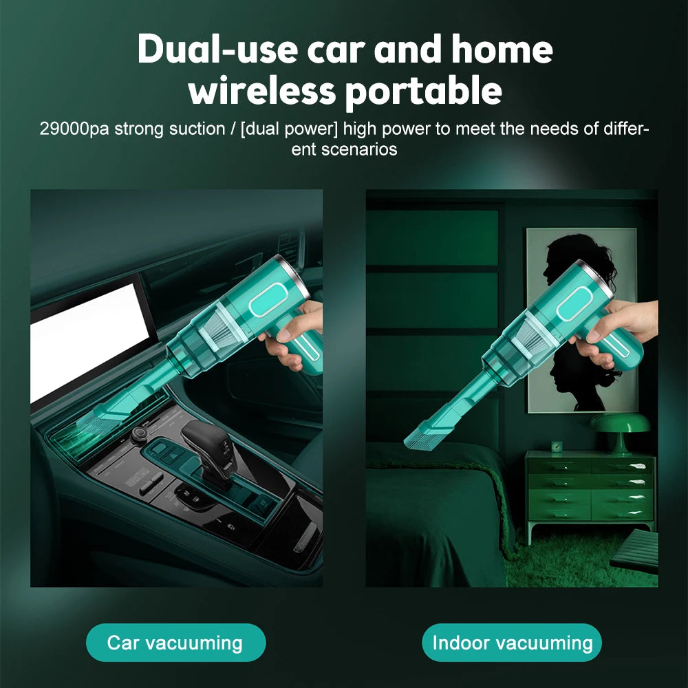 Wireless Car Vacuum Cleaner - CarCareEssentials, CarInteriorCleaner, CarVacuum, DIY, hand held vaccum, HomeCleaning, PortableVacuum, WirelessCleaning