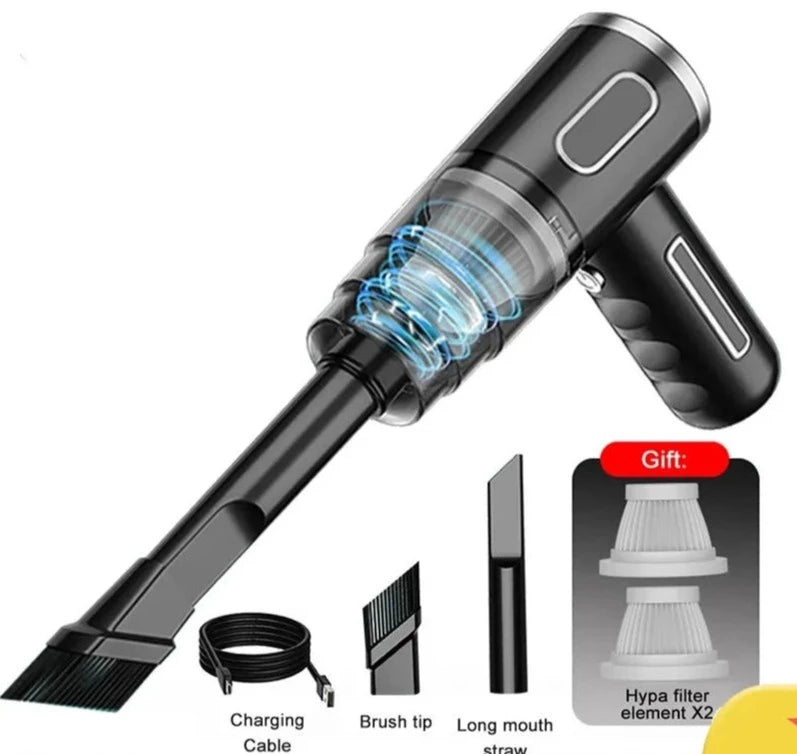 Wireless Car Vacuum Cleaner - CarCareEssentials, CarInteriorCleaner, CarVacuum, DIY, hand held vaccum, HomeCleaning, PortableVacuum, WirelessCleaning