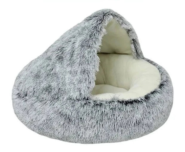 Soft Plush Pet Bed - 2-in-1 Pet Bed, 3-in-1 Grooming Tool, cat bed, Cozy Cat Bed, DIY, Dog Bed, Pet Bed, Pet Care Products, Pet Grooming, Pet Mattress